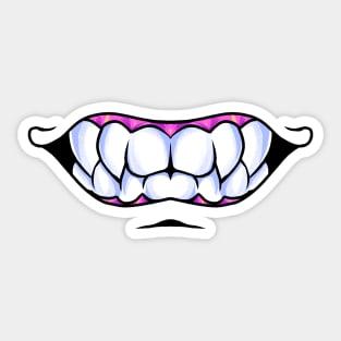 smiling mask mark4 Sticker